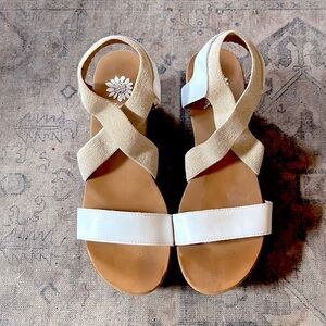 Yellow Box slip on Espadrilles. Sz 8